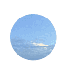 空と雲と天気の綺麗なスタンプ6文字無し（個別スタンプ：13）