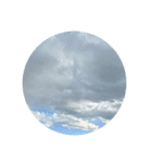 空と雲と天気の綺麗なスタンプ6文字無し（個別スタンプ：19）