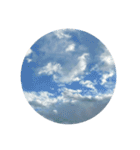 空と雲と天気の綺麗なスタンプ6文字無し（個別スタンプ：20）