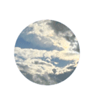 空と雲と天気の綺麗なスタンプ6文字無し（個別スタンプ：21）