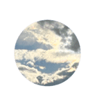 空と雲と天気の綺麗なスタンプ6文字無し（個別スタンプ：22）