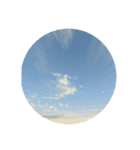 空と雲と天気の綺麗なスタンプ6文字無し（個別スタンプ：27）