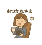 カメラ女子の毎日スタンプ（個別スタンプ：8）