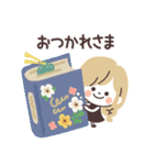 モノトーンGirlyちゃん・Work（個別スタンプ：5）