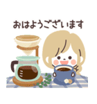 モノトーンGirlyちゃん・Work（個別スタンプ：10）