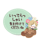 モノトーンGirlyちゃん・Work（個別スタンプ：11）