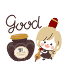 モノトーンGirlyちゃん・Work（個別スタンプ：20）