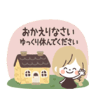 モノトーンGirlyちゃん・Work（個別スタンプ：22）