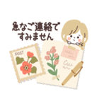 モノトーンGirlyちゃん・Work（個別スタンプ：25）
