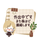 モノトーンGirlyちゃん・Work（個別スタンプ：29）