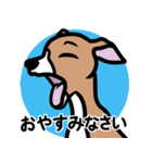【レッド2】1年中使える♡パピーイタグレ（個別スタンプ：4）