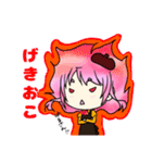 ぴんくの女の子「なでしこさん」（個別スタンプ：5）
