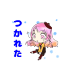 ぴんくの女の子「なでしこさん」（個別スタンプ：6）
