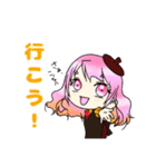 ぴんくの女の子「なでしこさん」（個別スタンプ：14）