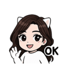 ねこおねえさんのスタンプ（個別スタンプ：7）