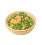 夜ご飯組み合わせスタンプ（個別スタンプ：19）