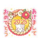【再販】年末年始のワンコ＆にゃんこ（個別スタンプ：5）