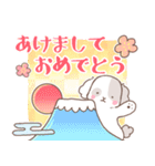 【再販】年末年始のワンコ＆にゃんこ（個別スタンプ：6）