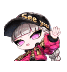 ピンクギャルの日常（個別スタンプ：10）