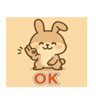 ふわふわウサギの感情日記（個別スタンプ：7）