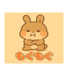 ふわふわウサギの感情日記（個別スタンプ：28）