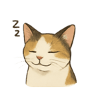 三毛猫の表情図鑑（個別スタンプ：3）