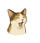 三毛猫の表情図鑑（個別スタンプ：6）