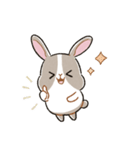もちもちパンダうさぎ（個別スタンプ：6）