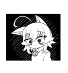 天狼蒼火＆安那カノLINEスタンプ（個別スタンプ：14）