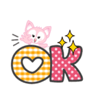 毎日使える♡キツネスタンプ【デカ文字】（個別スタンプ：6）