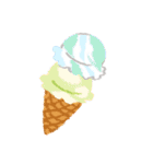 夏、アイスクリームと冷たい飲み物（個別スタンプ：6）