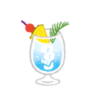 夏、アイスクリームと冷たい飲み物（個別スタンプ：13）