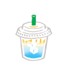 夏、アイスクリームと冷たい飲み物（個別スタンプ：17）