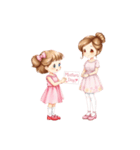 母の日スタンプ｜ママと女の子（個別スタンプ：6）