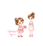 母の日スタンプ｜ママと女の子（個別スタンプ：10）