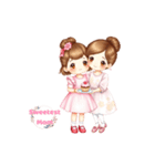 母の日スタンプ｜ママと女の子（個別スタンプ：13）