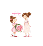 母の日スタンプ｜ママと女の子（個別スタンプ：14）