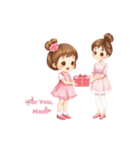 母の日スタンプ｜ママと女の子（個別スタンプ：20）