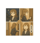 4コマ漫画でスタンプ（個別スタンプ：7）