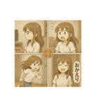 4コマ漫画でスタンプ（個別スタンプ：8）