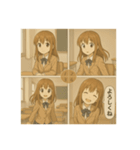 4コマ漫画でスタンプ（個別スタンプ：9）