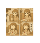 4コマ漫画でスタンプ（個別スタンプ：12）