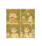 4コマ漫画でスタンプ（個別スタンプ：15）
