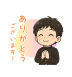 元気な中学生男子の日常スタンプ（個別スタンプ：2）