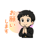 元気な中学生男子の日常スタンプ（個別スタンプ：6）