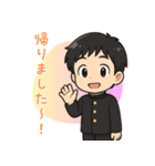 元気な中学生男子の日常スタンプ（個別スタンプ：9）