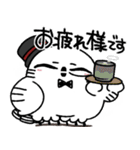 真面目モードの剽軽シロフクロウ9【敬語】（個別スタンプ：31）