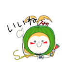 くじらこさんのハルハル(夏)（個別スタンプ：1）
