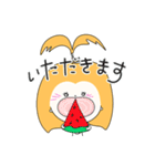 くじらこさんのハルハル(夏)（個別スタンプ：3）