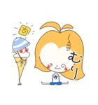 くじらこさんのハルハル(夏)（個別スタンプ：5）